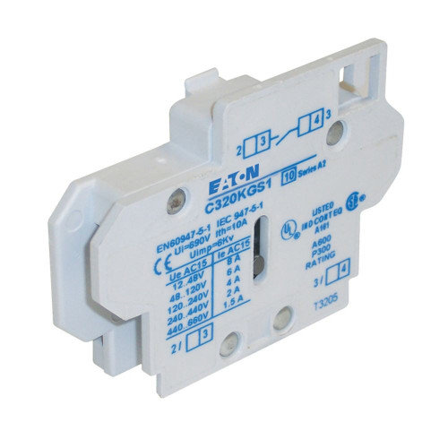 Eaton C320KG1 Freedom Accessory, Auxiliary Contact, Used On Starter [New]
