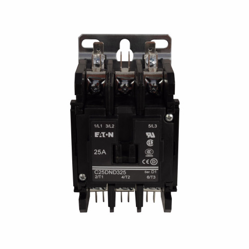 Eaton C25DNB330A DP Contactor, Quick Connect (Side-By-Side), 48 VDC [New]