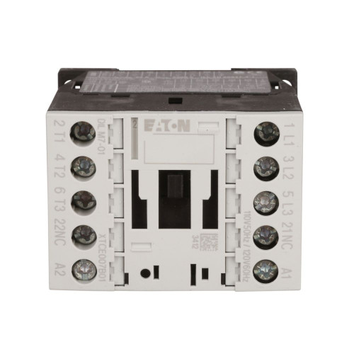 Eaton XTCE032C01TD XT IEC Contactor, 32A, 24-27 Vdc, 1NC, 32A, Frame C, 45 mm [New]