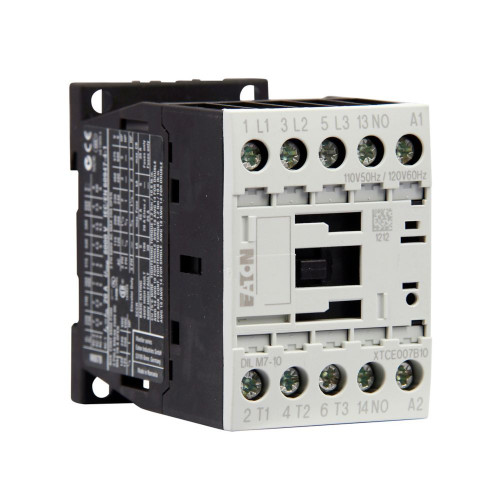 Eaton XTCE032C10C IEC Contactor, 32A, 412 Vac 50 Hz, 480 Vac 60 Hz, 1NO, 32A [New]