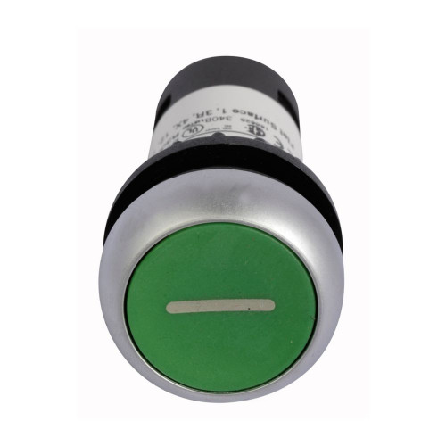 Eaton C22-D-G-X1-K11 22.5 mm RQM Compact Pushbutton Etching X1, Green [New]