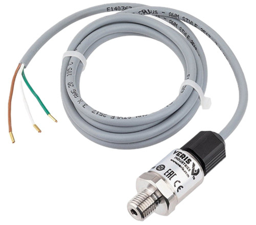 Veris PG05AM Static Pressure Gauge Sensor 316L Stainless Steel Wetted 4 to 20 mA [New]