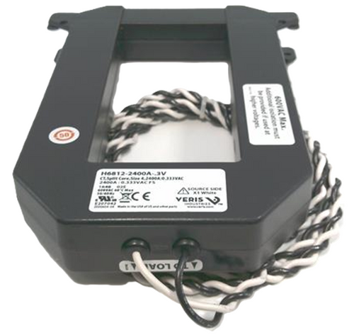 Veris H6812-2400A-.3V Large Split Core Current Transformer, 2400A: 0.333V [Refurbished]
