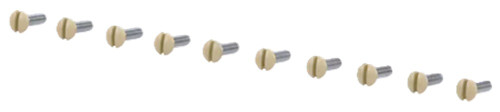 Eaton S231V-F-LW #6 x 1/2-in Slotted Drive Wall Plate Screws, Pack of 10 [New]