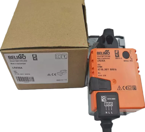 Belimo LR230A Rotary Actuator for Ball Valve, 5 Nm, AC 100...240 V [New]