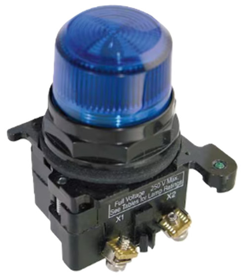 Eaton E34FB197LLP2A Corrosion Resistant Indicating Light, Blue, LED, 120V [New]