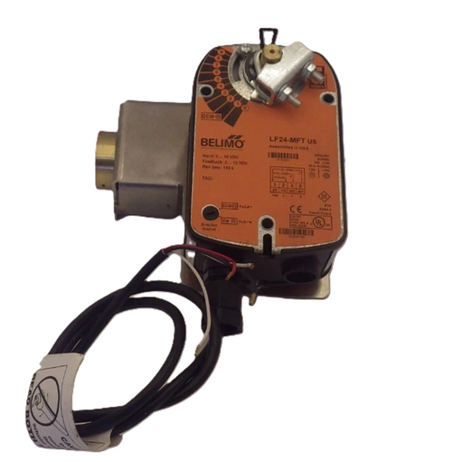 Belimo G213+LF24-MFT Actuator Fitted Globe Valve, 1/2" ,2 Way [New]