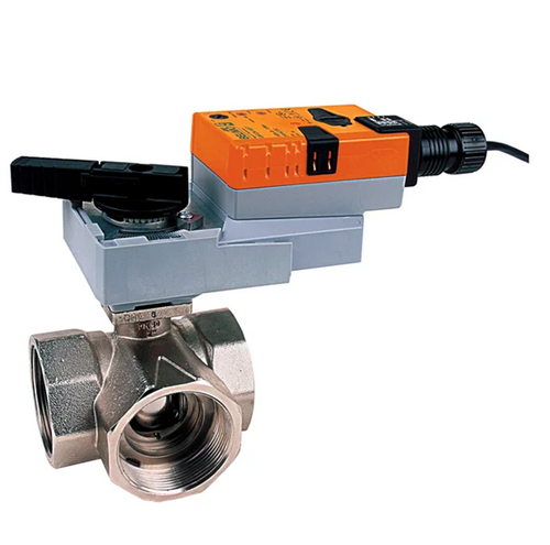 Belimo B350+ARX24-MFT Actuator Fitted Control Valve, 2", 3-Way [New]