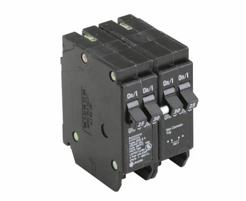 Eaton BQ225230 Circuit Breaker, Type BQ, 4-Pole, 1x 25A 1x30A, 120/240V [New]