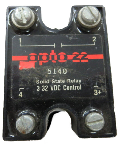 Opto 22 5140 Solid State Relay, 3-32 VDC Control [Refurbished]