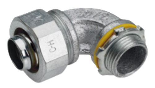 Crouse-Hinds Eaton LT30090 Liquidtight Connector, 90 deg Elbow, 3" [New]