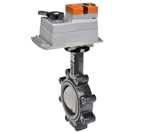 Belimo F6150HDU+DKRX24-MFT-T Actuator Fitted Butterfly Valve (BFV), DN 6 Inch [New]