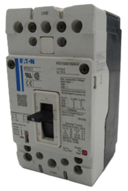 Eaton PDG13M0015MSAN Power Defense Motor Circuit Breaker, 15A, 65kA, 480V [New]
