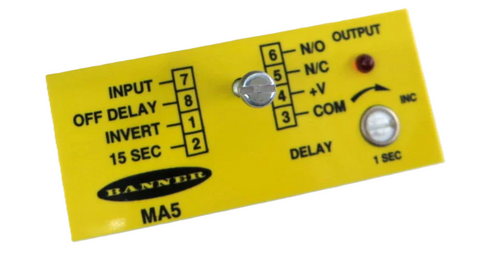 Banner MA5 25483 MICRO-AMP Sensor Logic Module [New]