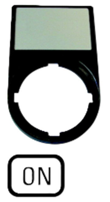 Moeller Eaton 216496 M22S-ST-GB6 Pushbutton Legend Plate, ON [New]