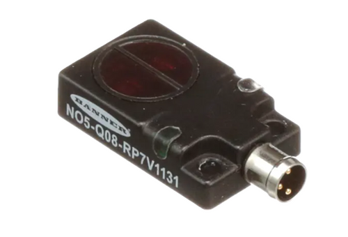 Banner NO5-Q08-RP7V1131 27395 Q08 Series Sensor, Diffuse [New]