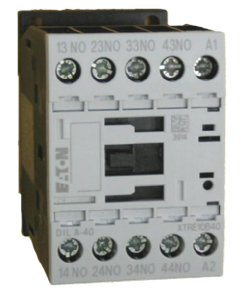 Eaton XTRE10B40E IEC Control Relay, B-Frame, 208V/60 Hz Coil, 4NO [New]