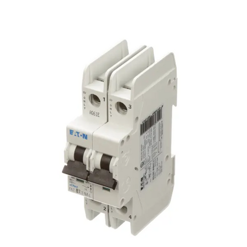 Moeller Eaton FAZ-B7/2 167487 Miniature Circuit Breaker, 7A, 2-Pole, B Curve [New]