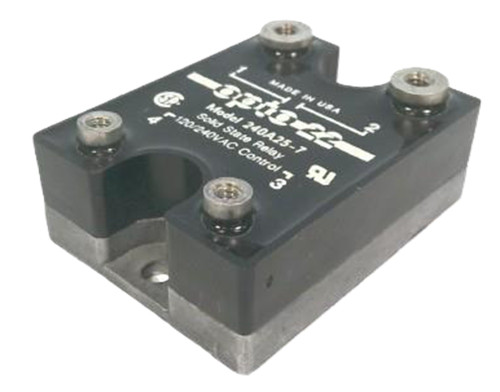 Opto 22 240A25-7 240 VAC, 25 Amp, AC Control Solid State Relay (SSR) [Refurbished]