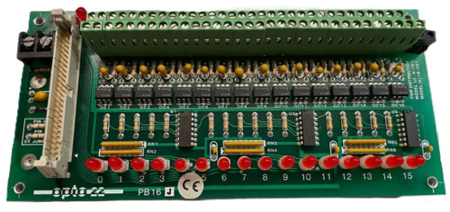 Opto 22 PB16J G1 DC Input 4-16 VDC 16-Channel Integral Rack [New]