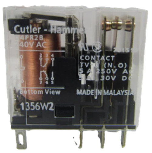 Eaton D4PR2B General Purpose Relay, 240V Coil, DPDT [New]