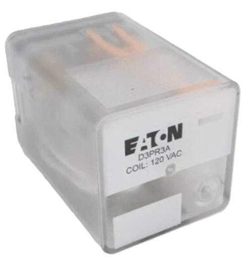 Eaton D3PR3A General Purpose Relay, 11 Pin, 3PDT [New]