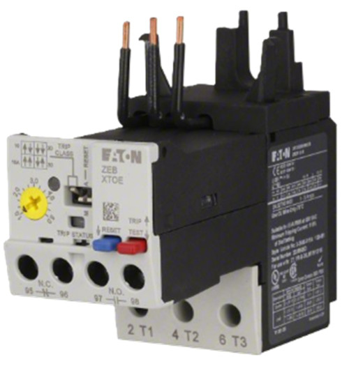 Eaton XTOE1P6CGS IEC Electronic Overload Relay, 0.33-1.65A [New]