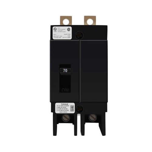 Eaton GHB2070 Circuit Breaker, Type GHB, 70A, 2-Pole, 480Y/277 Vac [New]
