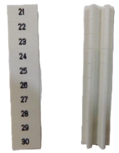 Eaton XBMZB5V/21 Marking Tags for 5.2 mm Wide Terminal Blocks [New]