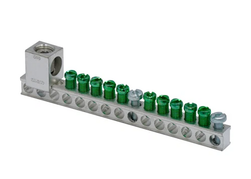 Eaton GBKP1020 10 Terminal Ground Bar, 2/0 Lug [New]