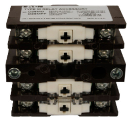 Eaton D26MD10 Front Deck for D26 Series Relays, 1NO Contact [New]