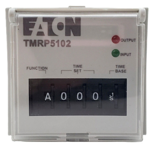 Eaton TMRP5102 Timing Relay, 8 Pin Octal, 12-240 Vac/dc Input [New]