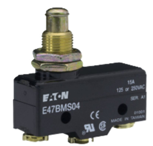 Eaton E47BMS04 Precision Limit Switch, Extended Straight Plunger [New]