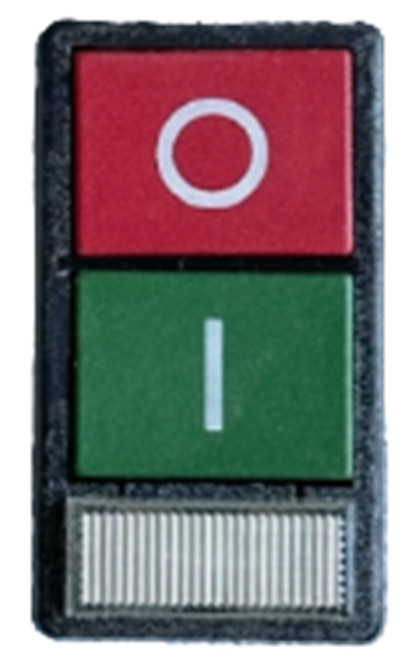 Siemens 3SAES001 Twin Pushbutton Unit, With 24V Pilot Light, Red Green On Off [New]