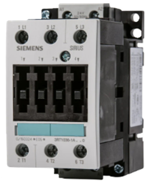 Siemens 3RT1036-1AC20 Contactor, AC-3 50 A, 22 kW / 400 V 24 V AC, 3-Pole, NEMA Size S2 [New]