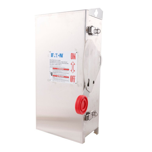 Eaton DH322NWK Safety Disconnect Switch, 60A, 240V, NEMA 4X Stainless Steel [New]