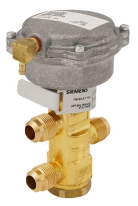 Siemens 656-0010 Actuator Fitted 3-Way Water Mixing Valve (2.5Cv), 1/2" [New]