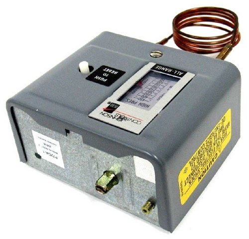 Johnson Controls P72DA-1C Pressure Control, DPST, 36" Cap, 1/4" Flare [New]