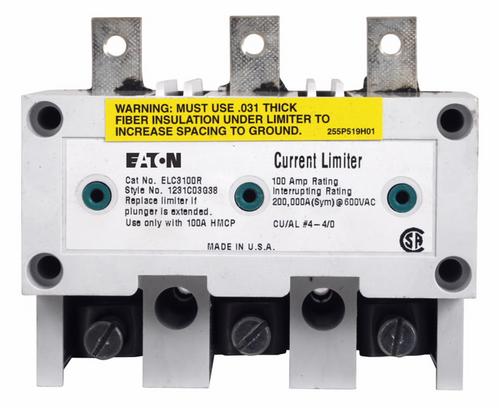 Cutler-Hammer Eaton EL3150R Circuit Breaker Current Limiter, 150A, 3-Pole [New]