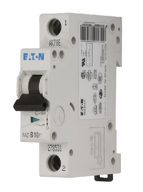 Moeller Eaton FAZ-B10/1-NA 132683 Miniature Circuit Breaker, 10A, 1-Pole [New]