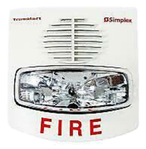 Simplex Grinnell 4906-9129 743-256 Horn Strobe, White [New]