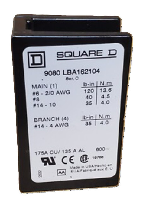 Square D 9080LBA162104