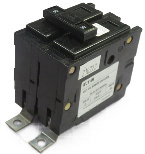 Eaton BAB2015HVH08 Circuit Breaker, Type BAB, 15A, 2-Pole, 240V [New]
