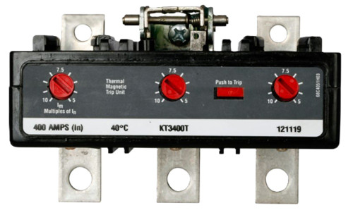 Eaton KT3400T Circuit Breaker Trip Unit, 400A, 3-Pole [New]