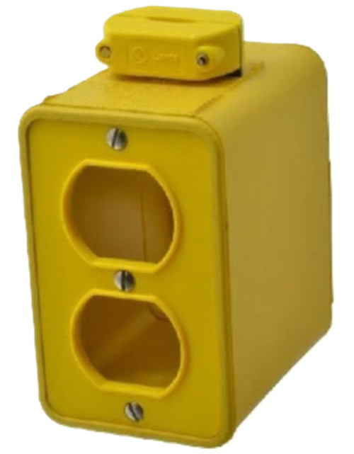 Woodhead 3000 1301370087 Rubber Box F/2-Duplex Receptacle [New]