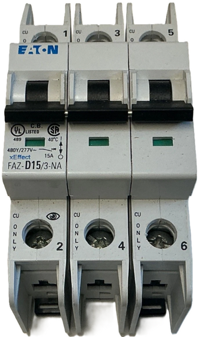 Eaton FAZ-D15/3-NA [New]