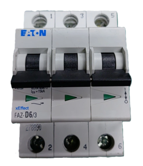 Eaton FAZ-D6/3 [New]