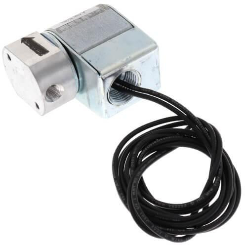 Honeywell Pressure Sensor, industrial pressure sensor with metallic body and attached black cable for electronic connection.