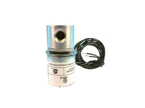 Honeywell Sensor, cylindrical electronic sensor with connected wiring for industrial automation.