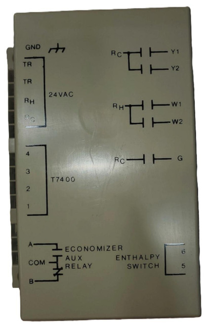 Honeywell Electrical Control Module, detailed wiring diagram and connections for industrial automation.
